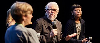 Podiumsgespräch mit Noel Sharkey, Mari Matsutoya und Karen Dolva 